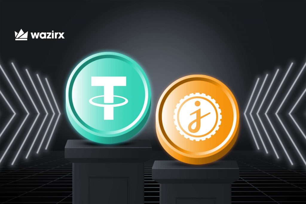 WazirX पर JASMY/USDT ट्रेडिंग (JASMY/USDT trading on WazirX)