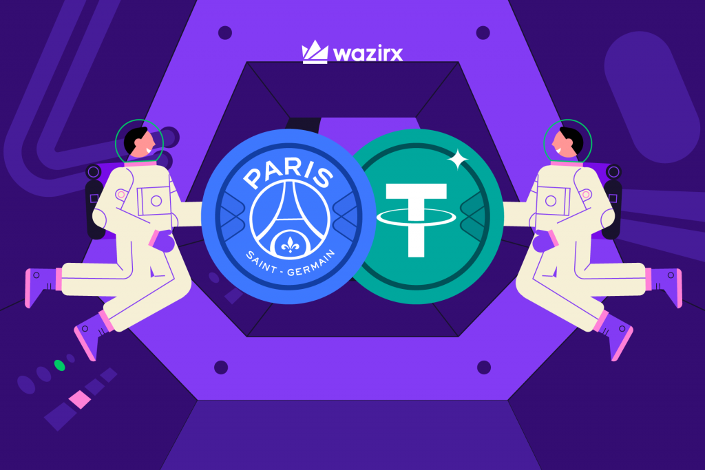 PSG/USD ട്രേഡിംഗ് WazirX-ല്‍  (PSG/USDT trading on WazirX)