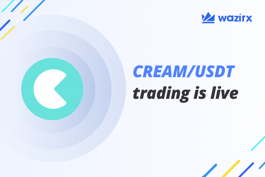 CREAM/USDT trading is live