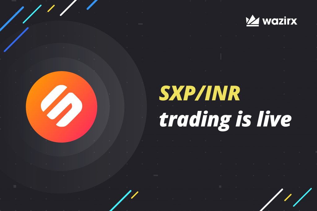 SXP/INR trading is live