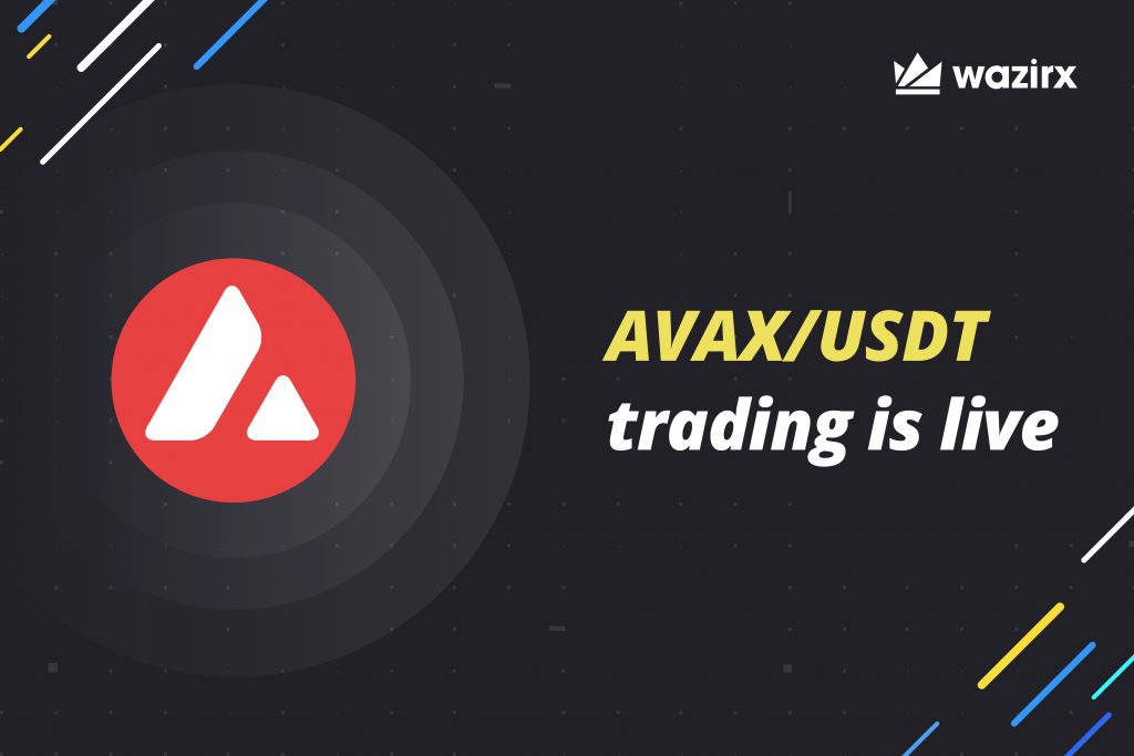 AVAX/USDT trading is live on WazirX