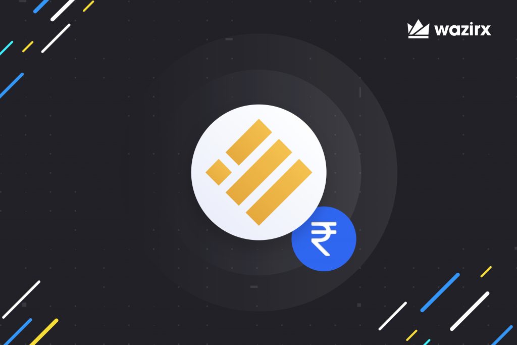 BUSD/INR trading is live on WazirX