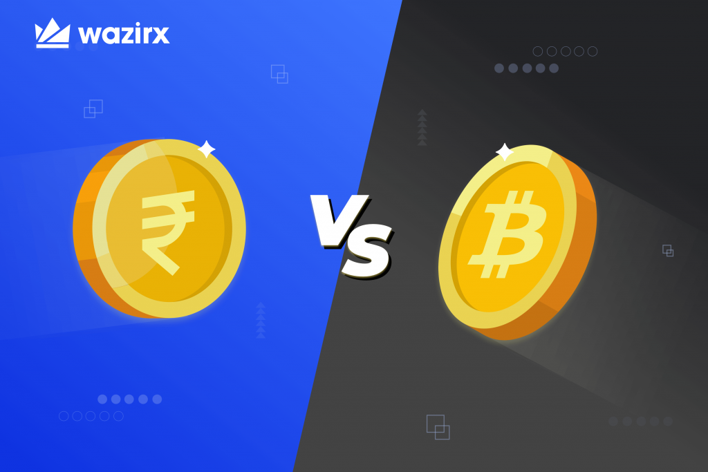 India Rupee vs Bitcoin-WazirX