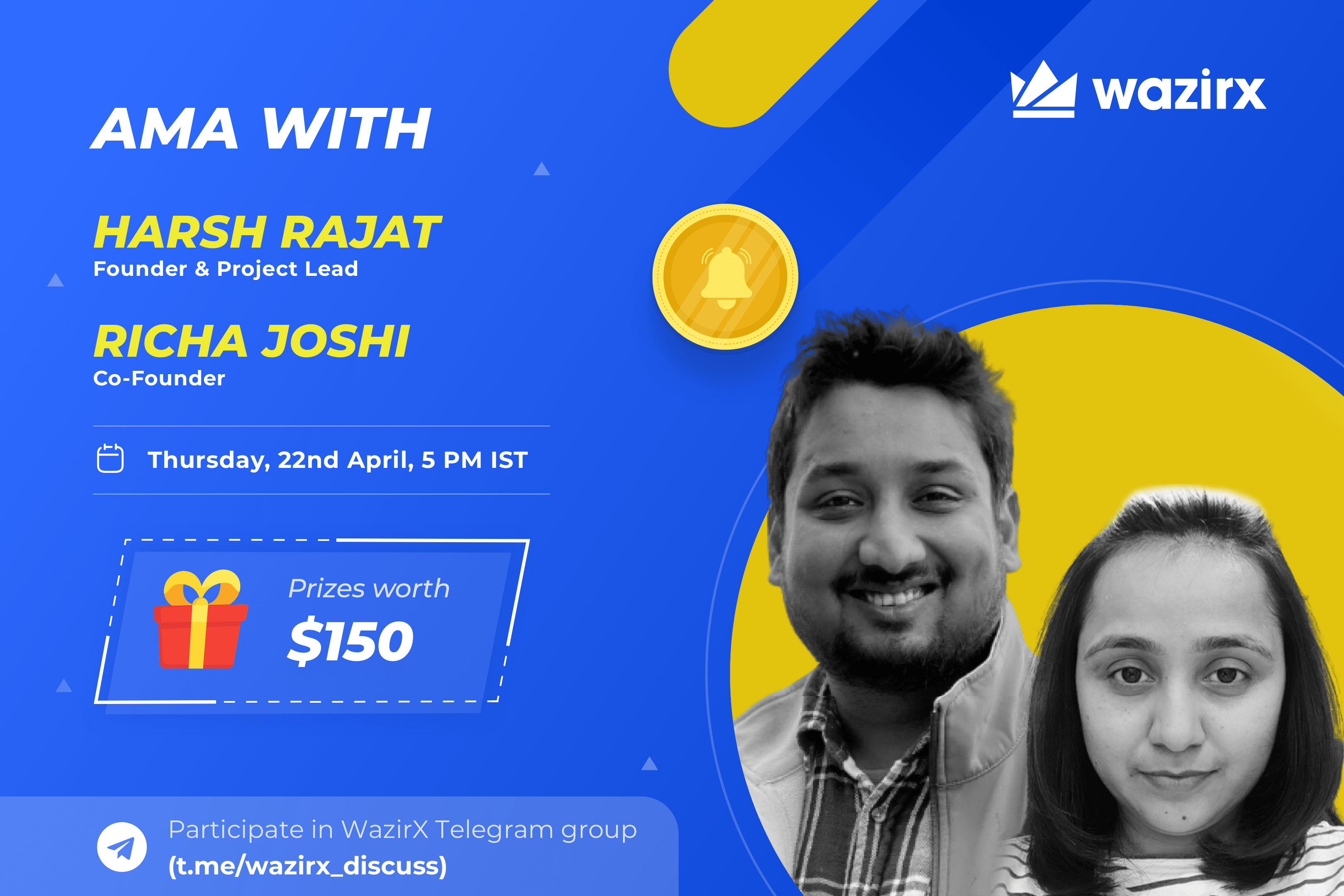 AMA with Harsh Rajat and Richa Joshi (EPNS): Summary - WazirX Blog