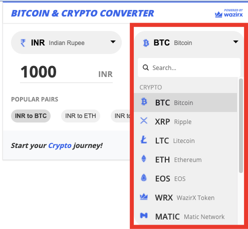 crypto converter statz