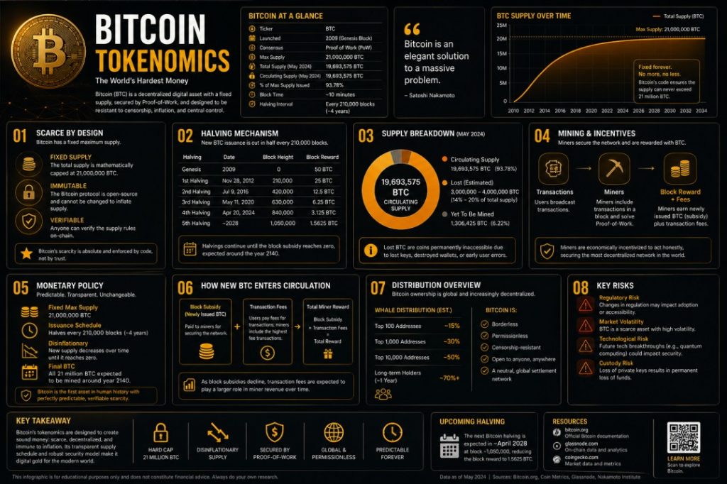 Bitcoin Tokenomics 2026