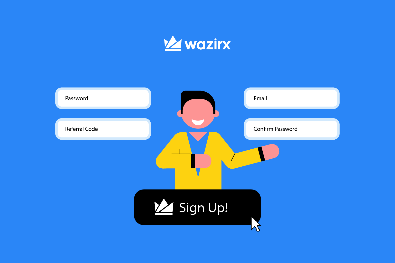 How to open an account on Wazirx?