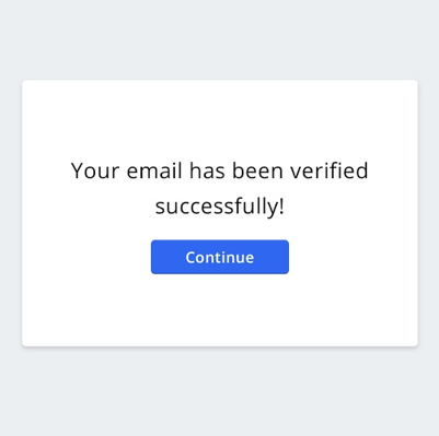 Verify your email