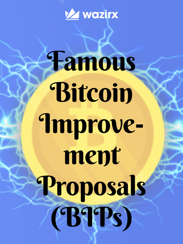 Famous Bitcoin Improvement Proposals (BIPs)