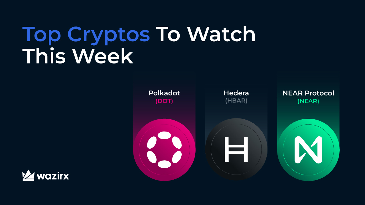 Top Cryptos to Watch This Week: DOT, HBAR, NEAR