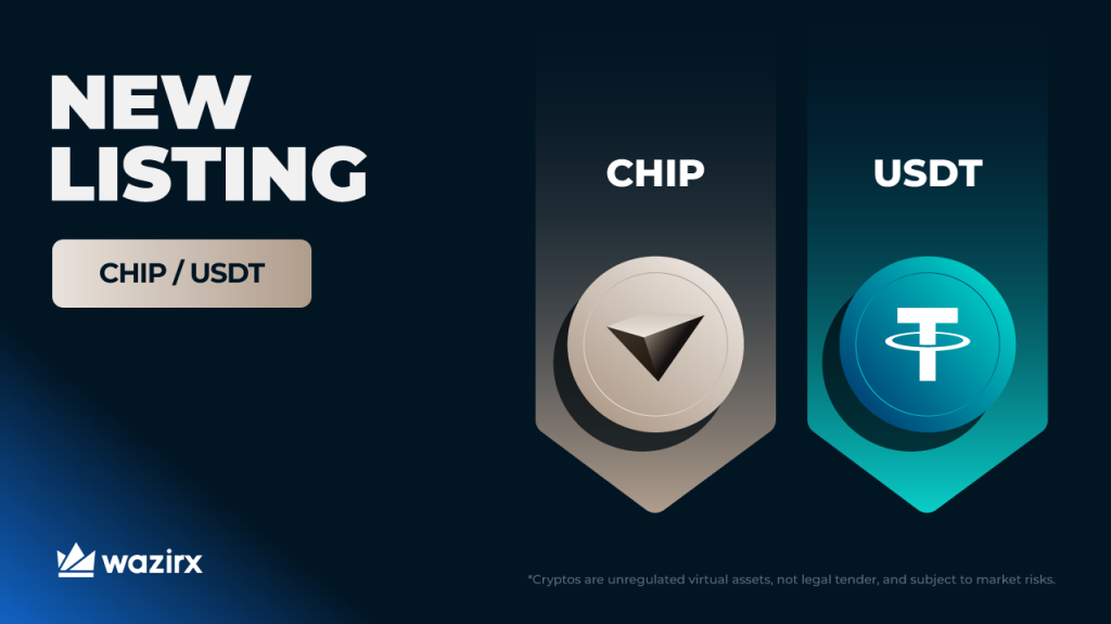 CHIP is now listed on WazirX