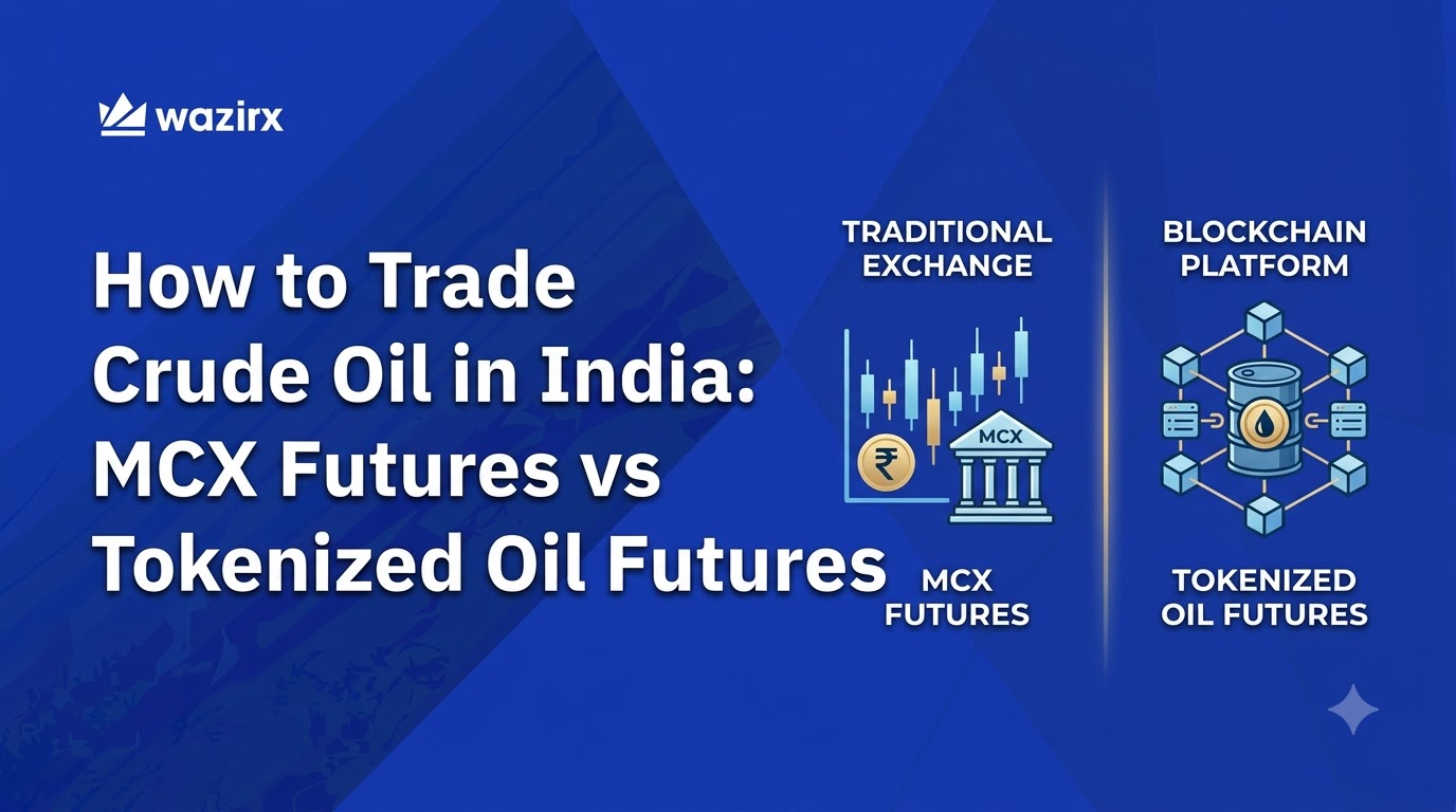 Learn how crude oil trading works in India and compare MCX crude oil Futures with tokenized oil perpetual Futures, including expiry, settlement, and costs.